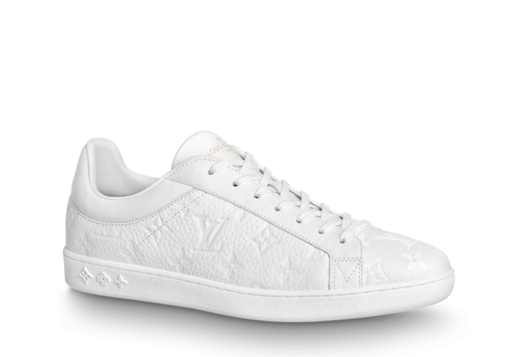 Louis Vuitton Luxembourg Sneaker - White, Monogram-embossed grained calf leather