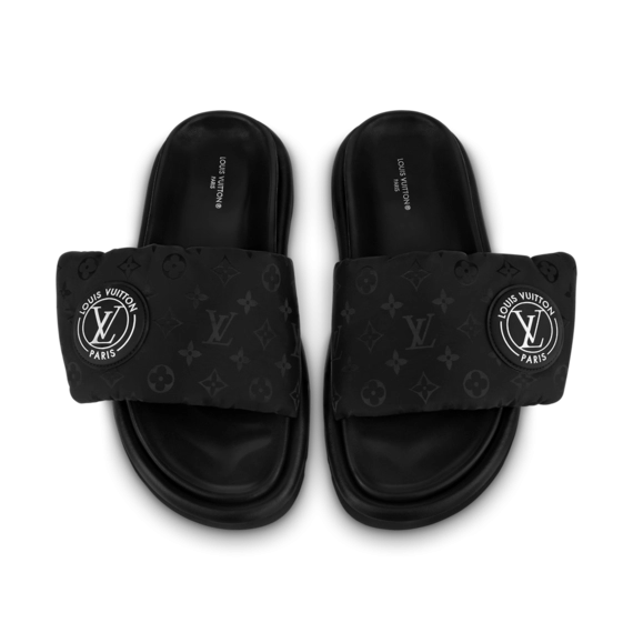 Louis Vuitton Pool Pillow Comfort Mule Black