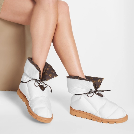 Louis Vuitton Pillow Comfort Boot White