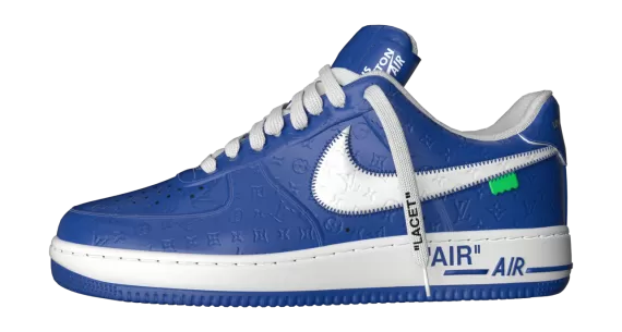 Louis Vuitton X Air Force 1 Low Blue