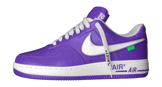 Louis Vuitton X Air Force 1 Low Lilac