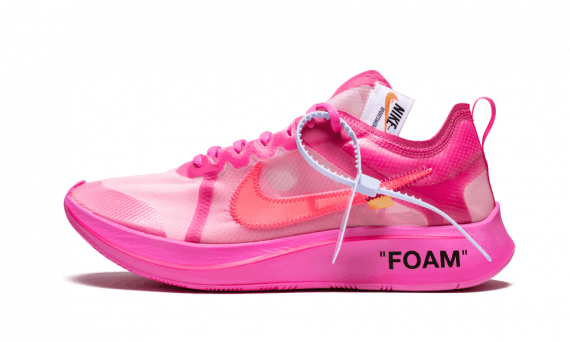tulip pink off white zoom fly