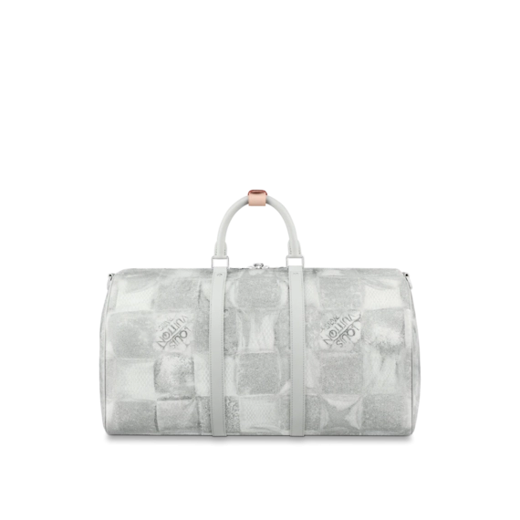 Louis Vuitton Keepall Bandouliere 50 Stone Gray