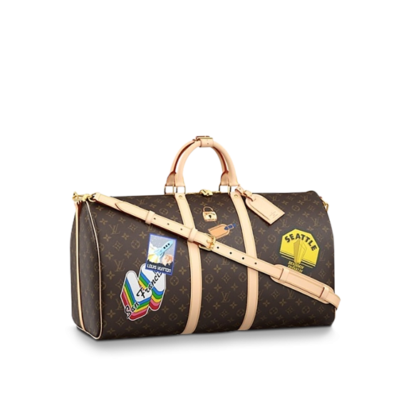 Louis Vuitton Keepall Bandouliere 55 My LV World Tour