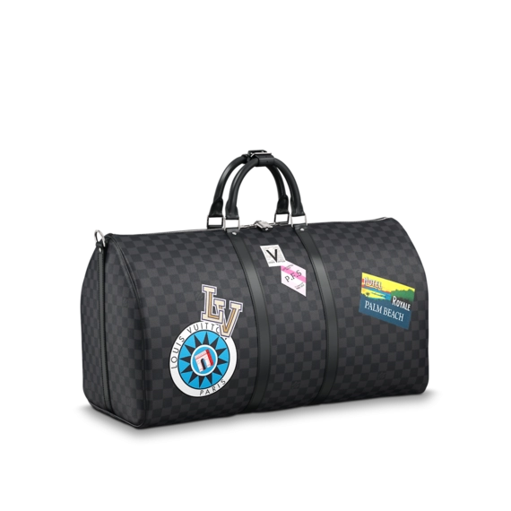 Louis Vuitton Keepall Bandouliere 55 MY LV WORLD TOUR