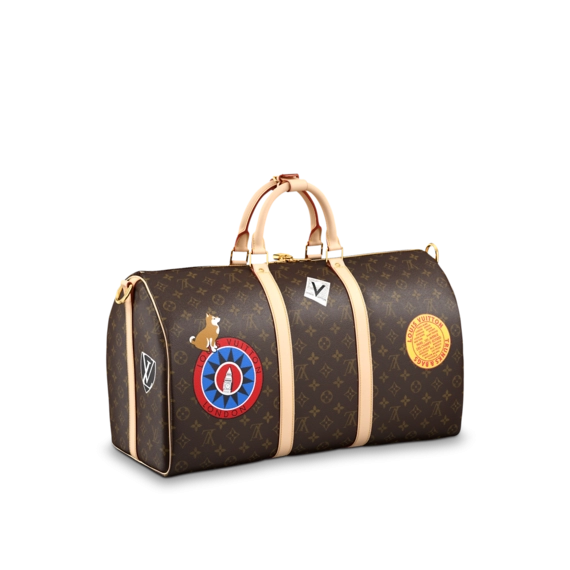 Louis Vuitton Keepall Bandouliere 50 My LV World Tour