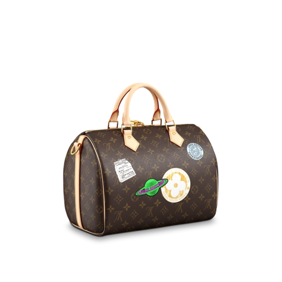 Louis Vuitton Speedy Bandouliere 30 MY LV WORLD TOUR