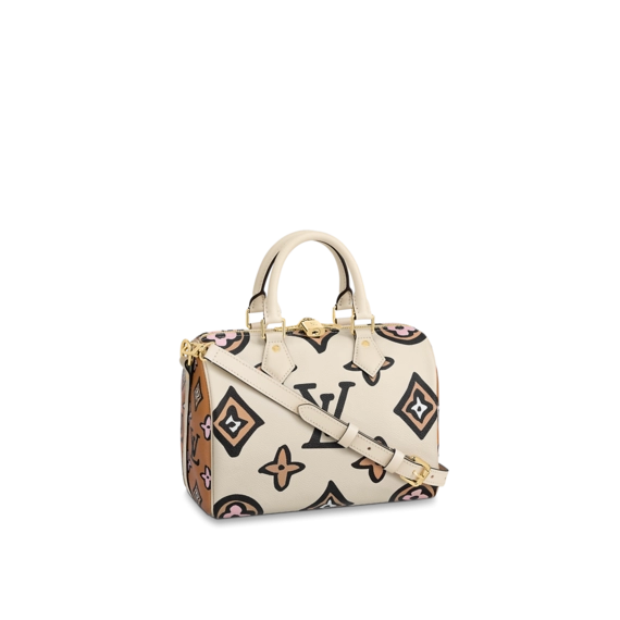 Louis Vuitton Speedy Bandouliere 25 Cream