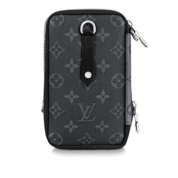 Louis Vuitton Double Phone Pouch Gray