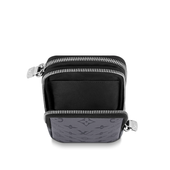 Louis Vuitton Double Phone Pouch Gray