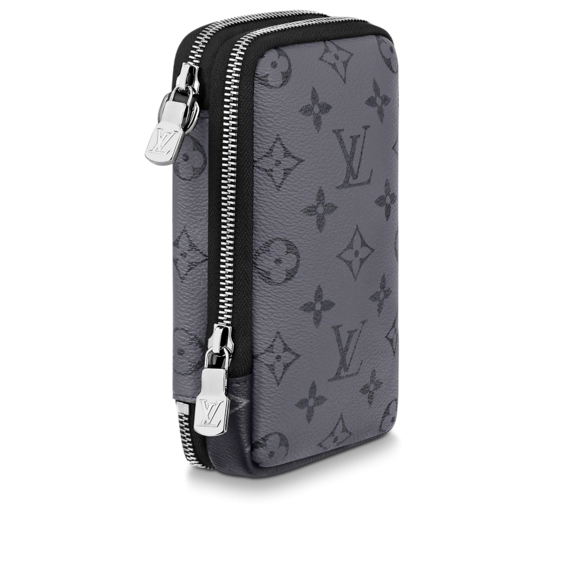 Louis Vuitton Double Phone Pouch Gray