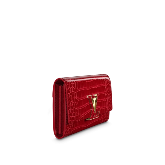 Louis Vuitton Capucines Wallet Rubis Red