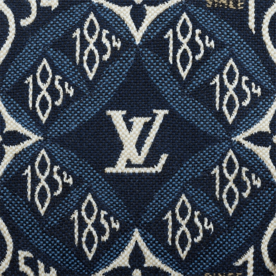 Louis Vuitton Since 1854 Cosmetic Pouch PM Jacquard Blue