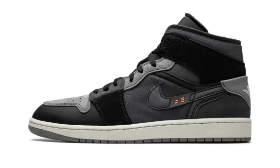 Air Jordan 1 Mid SE CRAFT Inside Out - Black