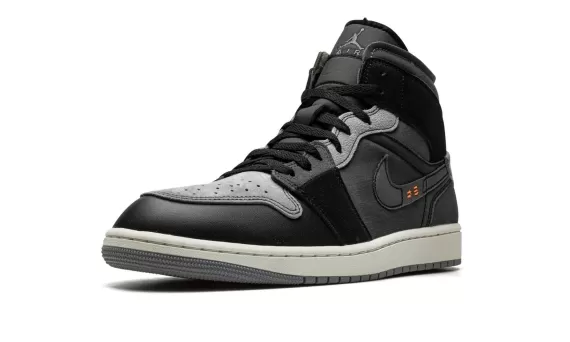 Air Jordan 1 Mid SE CRAFT Inside Out - Black