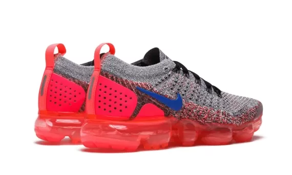 Nike Airmax Vapormax Fluknit - White/Ultramarine-Hot Punch