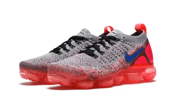 Nike Airmax Vapormax Fluknit - White/Ultramarine-Hot Punch