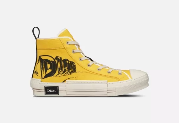 B23 High-Top Sneaker Yellow AsteroDior