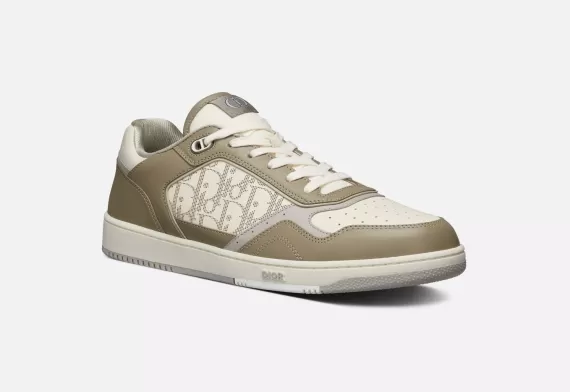 B27 Low-Top Sneaker - Khaki and Cream