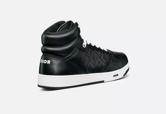 B27 High-Top Sneaker - Black CD Diamond