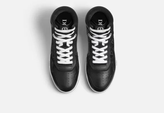 B27 High-Top Sneaker - Black CD Diamond