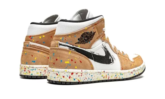 Air Jordan 1 Mid SE - Brushstroke