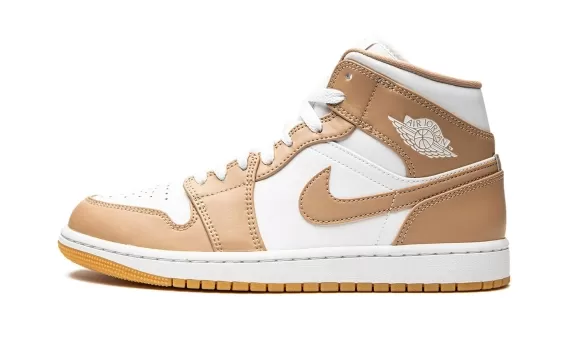 Air Jordan 1 Mid - Tan/Gum