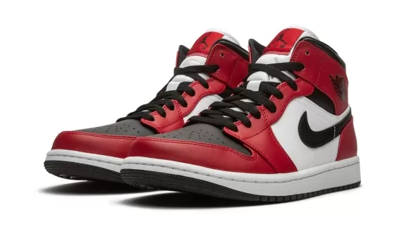 Air Jordan 1 Mid - Chicago Black Toe