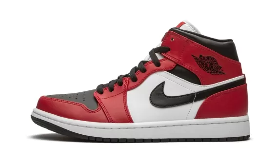 Air Jordan 1 Mid - Chicago Black Toe