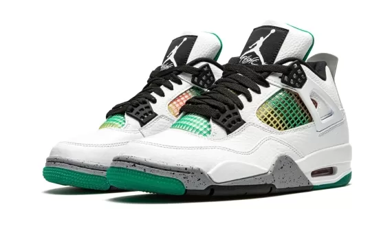 Air Jordan 4 Retro Rasta - Lucid Green