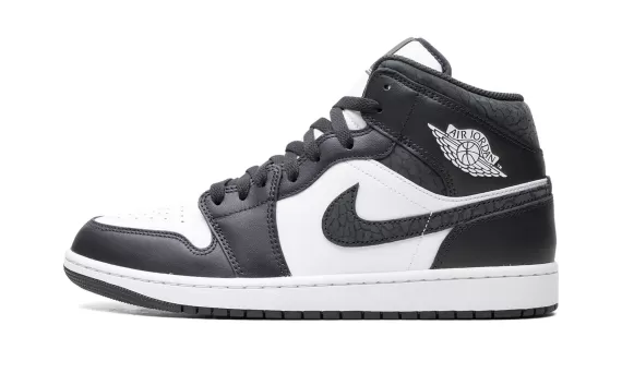 Air Jordan 1 Mid - Panda Elephant