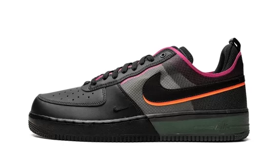 Air Force 1 React - Black / Pink Prime