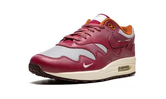 Air Max 1 Patta - Rush Maroon