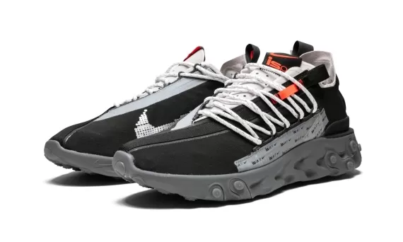  ISPA React WR - Black/Metallic Silver-Gunsmoke